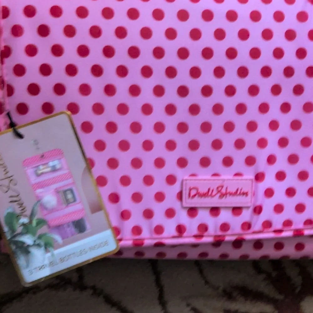 Dwell Studio Pink Polka Dot Hanging Organizer